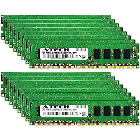 A-Tech 64GB キット (16x4GB) RAM ASUS RS920A-E6/RS8用 RS924A-E6/RS8 ラックサーバー | DDR3 1600MHz PC3-12800 ECC UDIMM 1.5V 240ピン ECC アンバッファードの画像