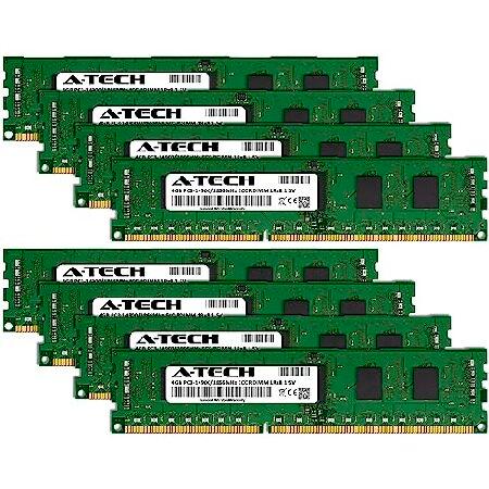 エーテック A-Tech 32GB キット (8x4GB) RAM ASUS RS920-E7/RS8 RS926-E7/RS8 ラックサーバー用 | DDR3 1866MHz PC3-14900 ECC RDIMM 1Rx8 1.5V 240ピン ECC レの画像