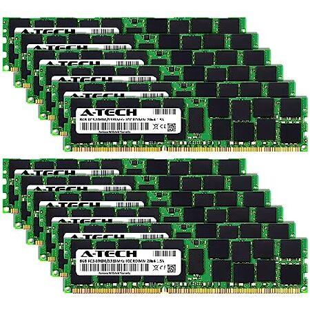 A-Tech 96GB キット (12x8GB) RAM ASUS RS500A-S6/PS4 ラックサーバー用 | DDR3 1333MHz PC3-10600 ECC RDIMM 2Rx4 1.5V 240ピン ECC Registered DIMM メモリー_1