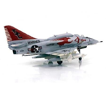 FMOCHANGMDP Fighter 3D Puzzles Plastic Model Kits， 1/48 Scale A-4E Sky Hawk Model， Adult Toys and Gift， 10.8 x 6.9Inchs_2