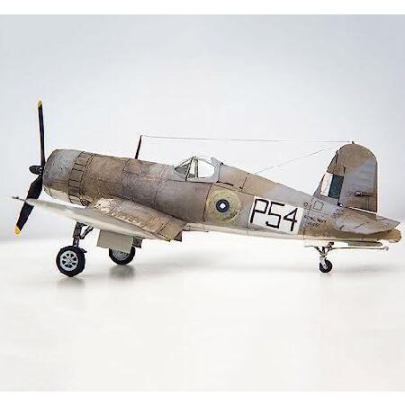 FMOCHANGMDP Fighter 3D Puzzles Plastic Model Kits， 1/48 Scale British Corsair MK 2 Fighter Model， Adult Toys and Gift， 8.5 x 10.2Inchs_2