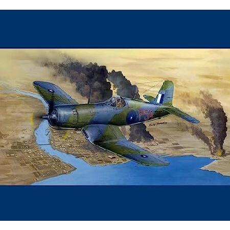 FMOCHANGMDP Fighter 3D Puzzles Plastic Model Kits， 1/48 Scale British Corsair MK 2 Fighter Model， Adult Toys and Gift， 8.5 x 10.2Inchs_5