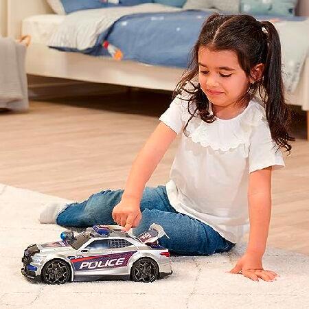 Dickie Toys - Street Force - 13\" Police Car with Motor, Blue Light, Siren, Trunk, Police Car for Children from 3 Years Old"_5