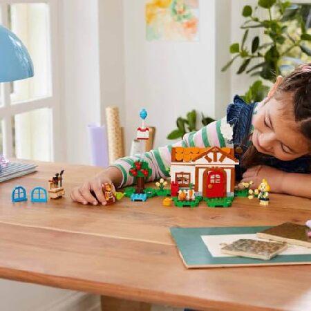LEGO Animal Crossing Bottega di Nook e casa di Grinfia， Giochi Creativi per Bambini da 7 Anni， Modellini da Costruire di Negozio e Casa Giocattolo con_1