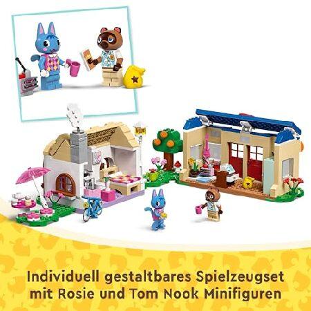 LEGO Animal Crossing Bottega di Nook e casa di Grinfia， Giochi Creativi per Bambini da 7 Anni， Modellini da Costruire di Negozio e Casa Giocattolo con_3