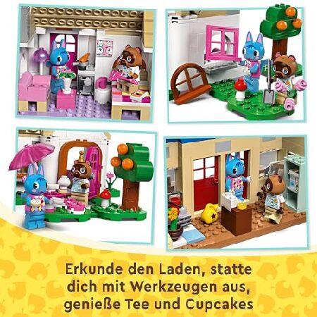 LEGO Animal Crossing Bottega di Nook e casa di Grinfia， Giochi Creativi per Bambini da 7 Anni， Modellini da Costruire di Negozio e Casa Giocattolo con_4