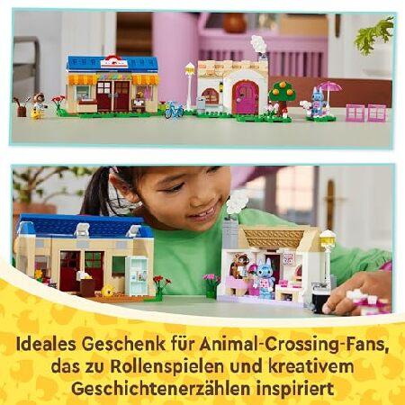 LEGO Animal Crossing Bottega di Nook e casa di Grinfia， Giochi Creativi per Bambini da 7 Anni， Modellini da Costruire di Negozio e Casa Giocattolo con_5