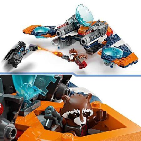 レゴ(LEGO) スーパー・ヒーローズ ロケットのウォーバード号とロナンの戦い おもちゃ 玩具 プレゼント ブロック 男の子 女の子 子供 7歳 8歳 9歳 10歳 小学生 知_2
