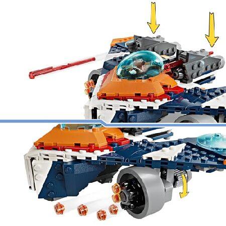 レゴ(LEGO) スーパー・ヒーローズ ロケットのウォーバード号とロナンの戦い おもちゃ 玩具 プレゼント ブロック 男の子 女の子 子供 7歳 8歳 9歳 10歳 小学生 知_4