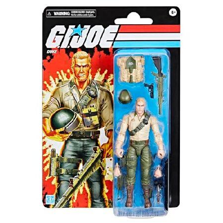 G.I. Joe クラシファイドシリーズ レトロ カードバック デューク コレクター収集品 6インチ アクションフィギュア アクセサリー10個付き