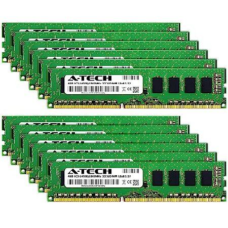 A-Tech 48GB キット (12x4GB) RAM ASUS Rack Server RS700-X7-PS4、RS720-X7/RS8用 | DDR3 1866MHz PC3-14900 ECC UDIMM 1Rx8 1.5V ECC アンバッファードサーバの画像