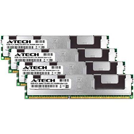 A-Tech 128GB キット (4x32GB) RAM Supermicro SUPER H8QGL-6F+、X8DA3