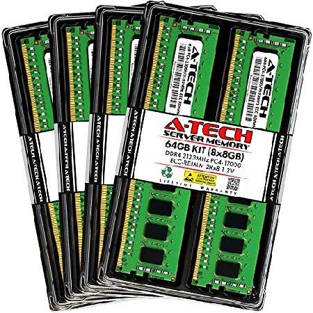 A-Tech 64GB (4x16GB) 2Rx8 PC4-17000 / PC4-17000E DDR4 2133 MHz ECC