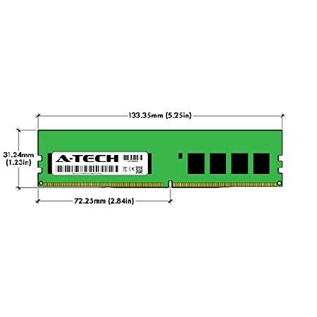 A-Tech 32GB キット (2x16GB) RAM Supermicro Super X11SCA-F， X11SCD-F， X11SCH-F， X11SCH-LN4F， X11SCW-F， X11SCZ-F | DDR4 2666MHz PC4-21300 ECC UDIMM 2Rx8_2