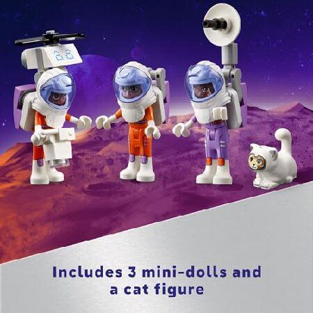 LEGO Friends Mars Space Base and Rocket Set， Science Toy for Pretend Play with 3 Mini-Dolls and Spaceship Toy， Gift for Girls， Boys and Kids Ages 8 an_3