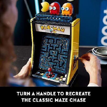 レゴ LEGO Icons PAC-Man Arcade Building Sets for Adults - Collectible Office， Book Shelf， or Bedroom Decor - Gifts for Christmas， Men ＆ Women - W/Mov