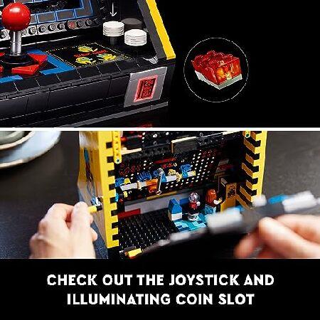 レゴ LEGO Icons PAC-Man Arcade Building Sets for Adults - Collectible Office， Book Shelf， or Bedroom Decor - Gifts for Christmas， Men ＆ Women - W/Mov