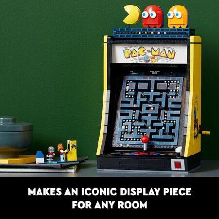 レゴ LEGO Icons PAC-Man Arcade Building Sets for Adults - Collectible Office， Book Shelf， or Bedroom Decor - Gifts for Christmas， Men ＆ Women - W/Mov