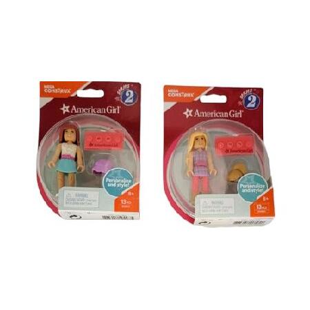 Mega Construx American Girl Series 2 Bundle of 4 Buildable Action Figures from DRC65-999B Releaseの画像