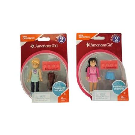 Mega Construx American Girl Series 2 Bundle of 4 Buildable Action Figures from DRC65-999B Releaseの画像