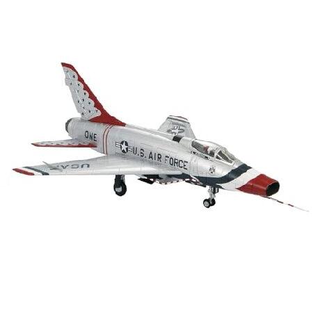 FMOCHANGMDP Fighter 3D Puzzles Plastic Model Kits， 1/48 Scale F-100D in Thunderbirds Livery Model， Adult Toys and Gift， 13.5 x 9.7Inchs_1