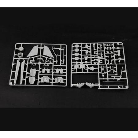 FMOCHANGMDP Fighter 3D Puzzles Plastic Model Kits， 1/48 Scale F-100D in Thunderbirds Livery Model， Adult Toys and Gift， 13.5 x 9.7Inchs_3