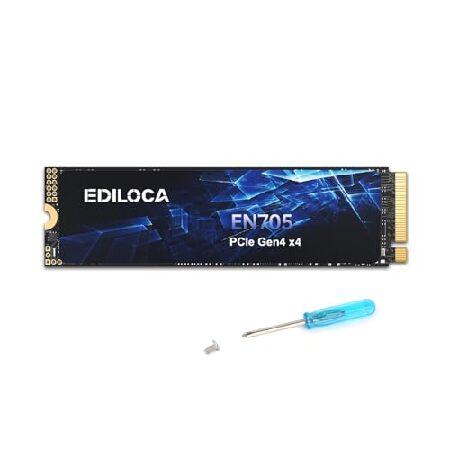 Ediloca EN705 SSD 2TB PCIe Gen4 NVMe M.2 2280 3D NAND TLC 最大