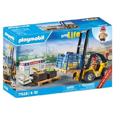 Playmobil Forklift Truck with Cargo_1