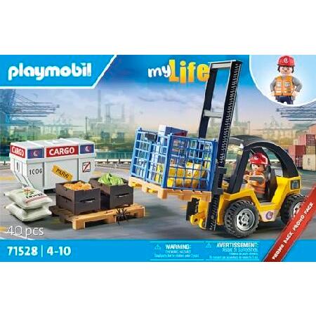 Playmobil Forklift Truck with Cargo_3