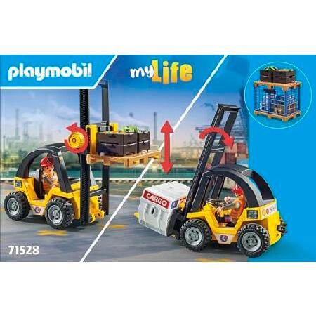 Playmobil Forklift Truck with Cargo_4