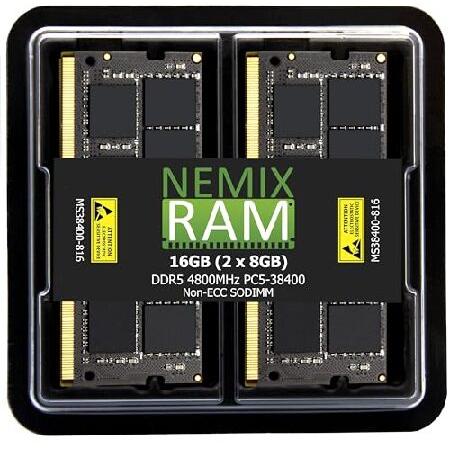 NEMIX RAM 16GB (2X8GB) DDR5 4800MHZ PC5-38400 1Rx6 1.1V CL40 262