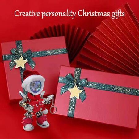 Metalkitor 3D Metal Puzzles for Adults， Santa Mecha Po Model Kit - Executive Desk Ornament - Steampunk DIY Crafts - Assembly Brain Teaser - Perfect Ro_2
