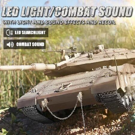BESTYMXY RC戦車 ヘンロング IDF MERKAVA MKIV、1:16 メルカバ主力戦車