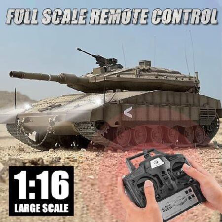 BESTYMXY RC戦車 ヘンロング IDF MERKAVA MKIV、1:16 メルカバ主力戦車