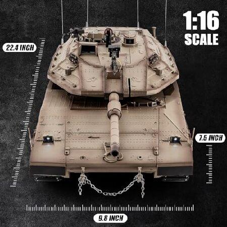 BESTYMXY RC戦車 ヘンロング IDF MERKAVA MKIV、1:16 メルカバ主力戦車