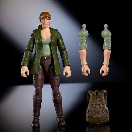 Mattel ジュラシックワールド ハモンドコレクション キャラクターアクションフィギュア、クレアディアリング 関節式コレクタブルおもちゃ 3.75インチスケール_4