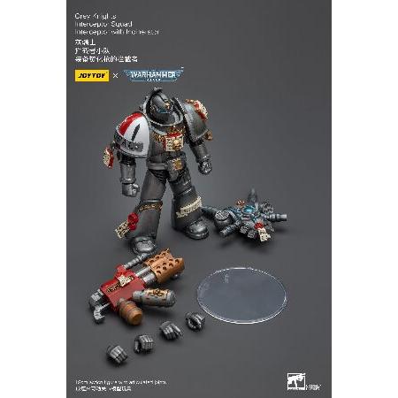 JoyToy ウォーハンマー 40K グレイナイツ インターセプター スクワッド インターセプター 焼却炉付き 1:18スケール アクションフィギュアの画像