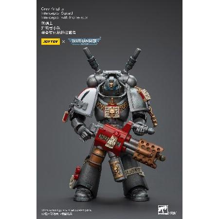 JoyToy ウォーハンマー 40K グレイナイツ インターセプター スクワッド インターセプター 焼却炉付き 1:18スケール アクションフィギュアの画像