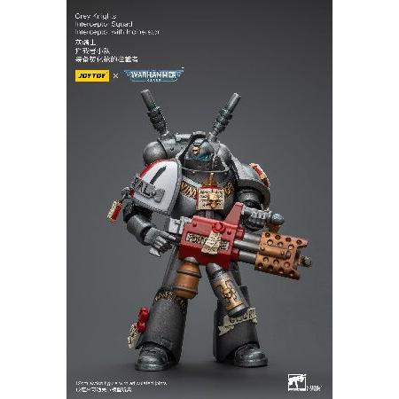 JoyToy ウォーハンマー 40K グレイナイツ インターセプター スクワッド インターセプター 焼却炉付き 1:18スケール アクションフィギュアの画像