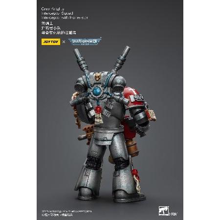 JoyToy ウォーハンマー 40K グレイナイツ インターセプター スクワッド インターセプター 焼却炉付き 1:18スケール アクションフィギュアの画像
