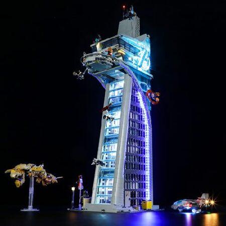 YEABRICKS LED Light for Lego-76269 Marvel Avengers Tower Building Blocks Model (Lego Set NOT Included) | 