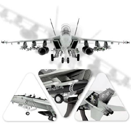 HANGHANG 1:72 Military Model Plane F/A-18F Super Hornet Alloy Fighter Plane Model，Model Airplane for Collection and Gift_1