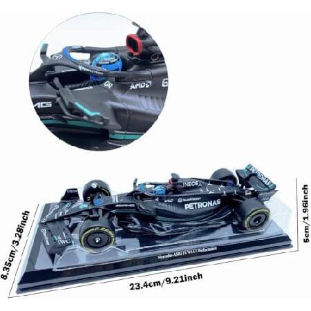 HTLNUZD Bburag New 2023 1/24 F1Mercedes AMGW14#63 Alloy Racing Car for George Russell 1:24 F1 W14#63 Super Formula One Luxury Collection DieCasting Ad_3