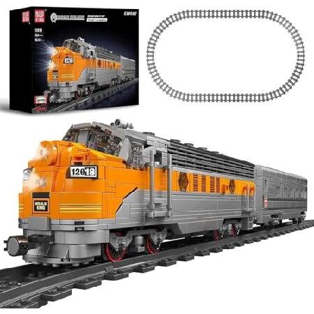 てつお Mould King 12018 Train Building Block Kits, MOC EMD F7 Internal