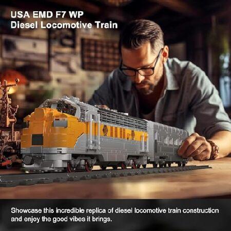 Mould King 12018 Train Building Block Kits, MOC EMD F7 Internal