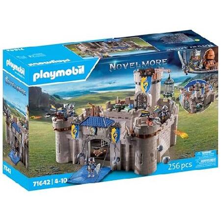PLAYMOBIL Novelmore 71642 Arwynn's Castle， including three knights and numerous accessories for realistic combat， action-packed toys for children aged_1