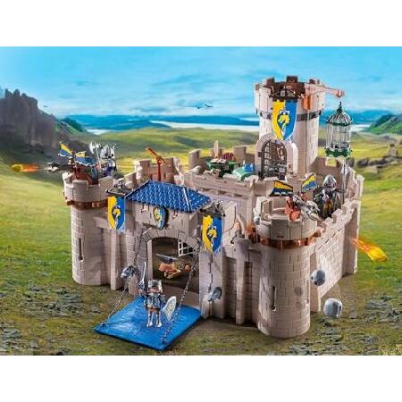 PLAYMOBIL Novelmore 71642 Arwynn's Castle， including three knights and numerous accessories for realistic combat， action-packed toys for children aged_2