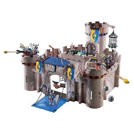 PLAYMOBIL Novelmore 71642 Arwynn's Castle， including three knights and numerous accessories for realistic combat， action-packed toys for children aged_5