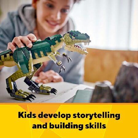LEGO Creator 3イン1 Tレックス おもちゃ - 恐竜のおもちゃ組み立てセット 子供用 男の子 女の子 対象年齢9歳以上 - 3つの組み立てオプション T-Rexからトリケラ_4