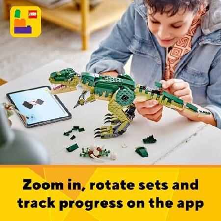 LEGO Creator 3イン1 Tレックス おもちゃ - 恐竜のおもちゃ組み立てセット 子供用 男の子 女の子 対象年齢9歳以上 - 3つの組み立てオプション T-Rexからトリケラ_5